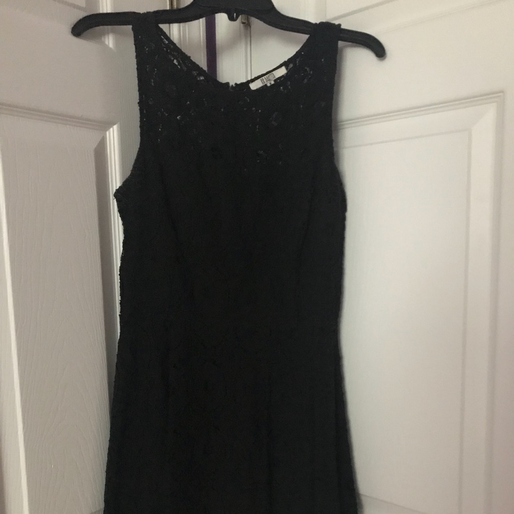 BB Dakota Black Crocheted Dress